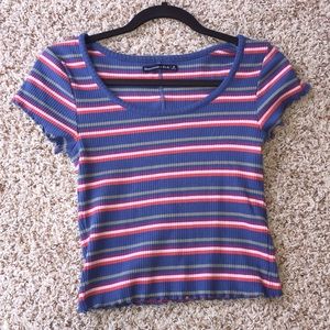 Abercrombie and Fitch striped baby tee